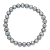 6-7mm Grey Freshwater Cultured Pearl Stretch Bracelet
